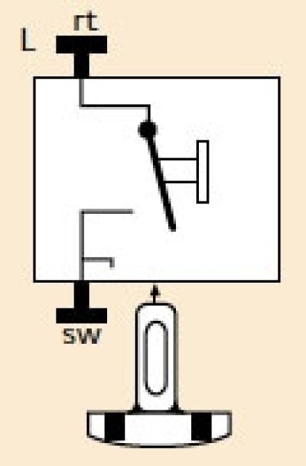EP401U Выключатель 10AX 250V однополюсный