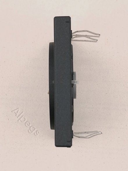 Накладка регулятора тёплого пола; матовый антрацит, A 1749 BF ANM