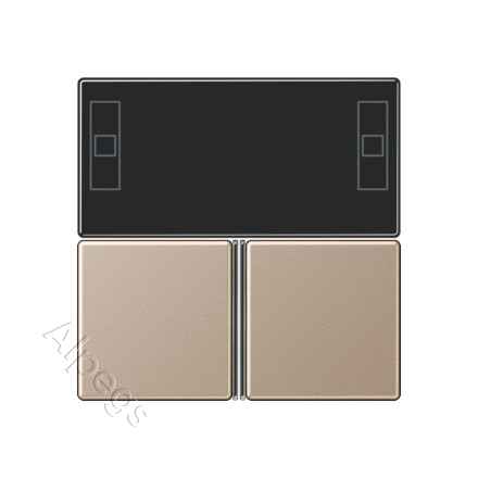 A4093TSACH A 500, KNX Набор накладок, шампань