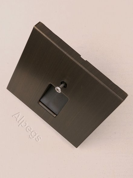 LSmetal Накладка для комп. розетки 1хRJ45, античн. латунь. ME2969-1UAAT