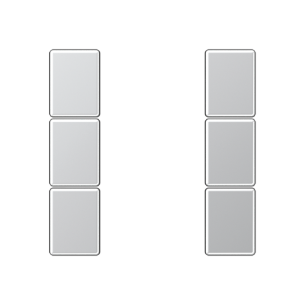A503TSAAL комплект накладок 3гр алюминий