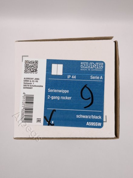 A595SW Клавиши для своенных выключателей, черные