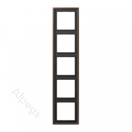 LSmetal Рамка 5-ная, античн. латунь. ME2985AT