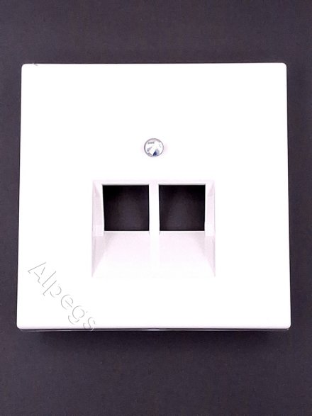 LS969-2UAWW Крышка для двойной телефонной и компьютерной розетки UAE; белая