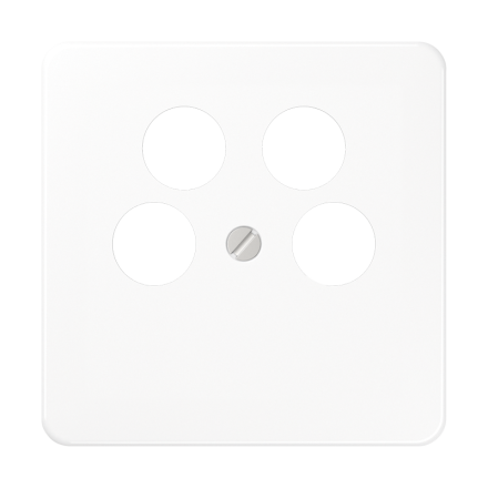 CD561-4SAT2WW Крышка для SAT-TV-розетки с 4-мя гнездами; белая