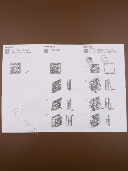 Кнопочный модуль универсальный F40, 4 группы, KNX 42941ST