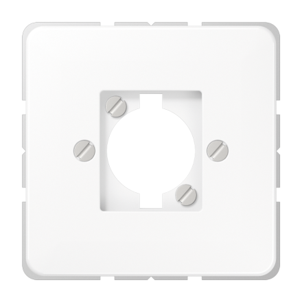 CD568-1WW Крышка штепсельного разъема для громкоговорителя и несущее шасси для штекера; белая