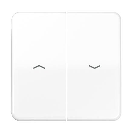 CD595PBFWW Клавиши для выключателя управления жалюзи 509VU и 539VU; белые