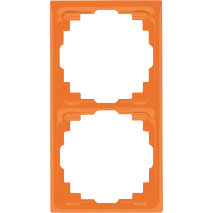CD582KO Рамка для инсталляции в кабельных каналах, 2-кратная; оранжевая