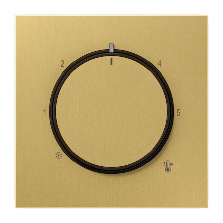 Крышка для регулятора подогрева пола; Металлическое исполнение, латунь Classic, ME 1749 C