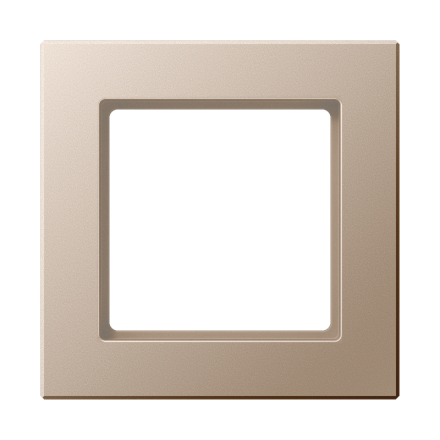 AC581CH Рамка 1пост, шампань