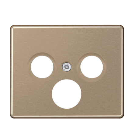 SL561SATGB Крышка для телевизионной и спутниковой розетки; золотая бронза