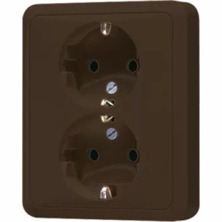CD5020NKIBR Розетка 16A 250V / 10A 250V сдвоенная