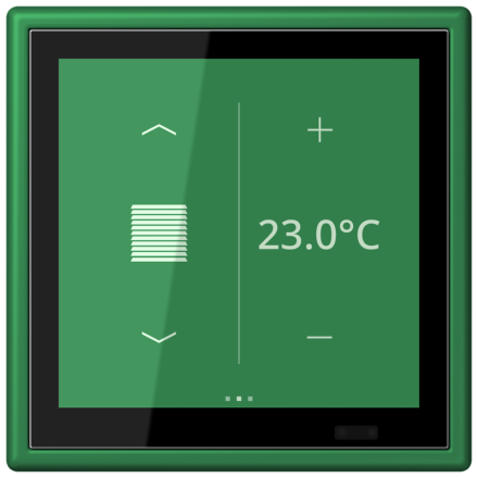 KNX комнатный контроллер LS TOUCH, LC 459 D1 S219